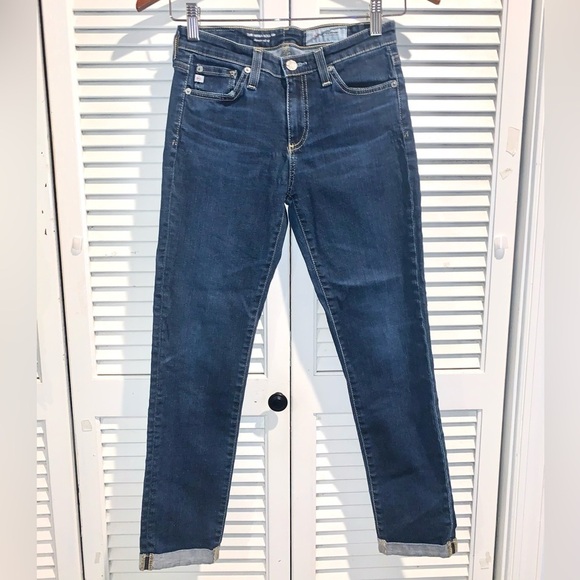AG Adriano Goldschmied Women's Prima Mid-Rise Cigarette Jeans 25R - Picture 2 of 11